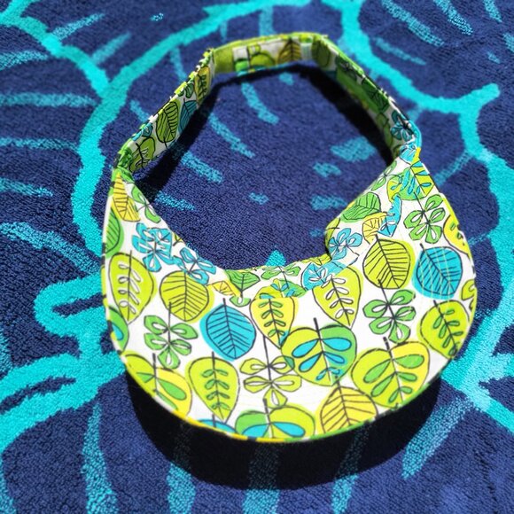 Vera Bradley Limited Edition Ladies Sun Visor - Retired Limes Up Pattern - Picture 2 of 7